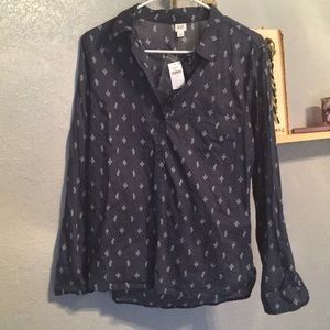 Navy blue Gap blouse